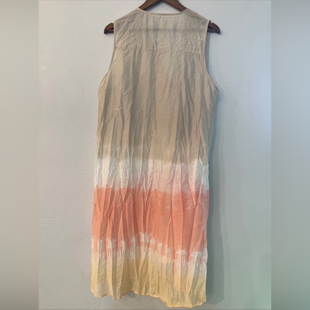 Chico’s Dramatic Tie Dye Pattern Flash Long Open … - image 5